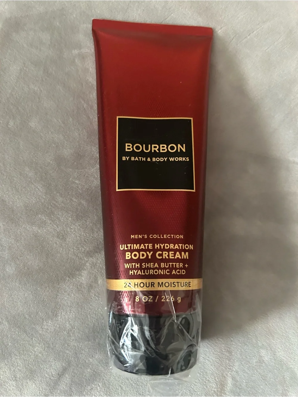 Bath & Body Works Bourbon Ultimate Hydration Body Cream - Red & Gold